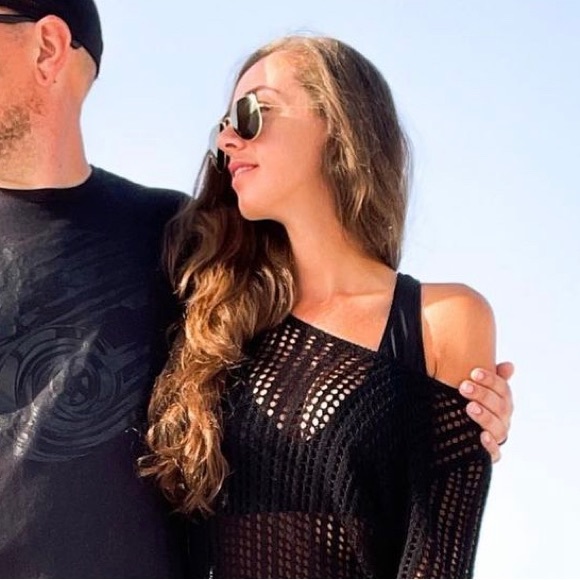 NEW Lace Up Swimsuit Top Black - Picture 15 of 16